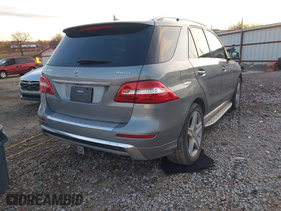 2015 Mercedes-Benz M 400 with VIN 4JGDA5GB3FA578028, listed as a IAAI auction lot 41114419 with 64,250 mi miles and . Bid and sale history available at DreamBid. Image 4.