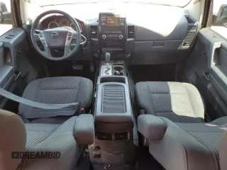 2014 Nissan Titan SV with VIN 1N6BA0EDXEN505116, listed as a Copart auction lot 59615845 with 132,319 mi miles and Salvage title. Bid and sale history available at DreamBid. Image 8.