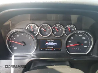 2021 Chevrolet Silverado 1500 RST with VIN 1GCUYEELXMZ422059, listed as a Copart auction lot 49437435 with 27,466 mi miles and Salvage Title. Bid and sale history available at carsss.com. Image 9.