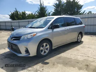 2019 Toyota Sienna LE Auto Access Seat with VIN 5TDKZ3DC9KS018310, listed as a Copart auction lot 55146415 with 117,536 mi miles and Salvage title. Bid and sale history available at DreamBid. Image 1.