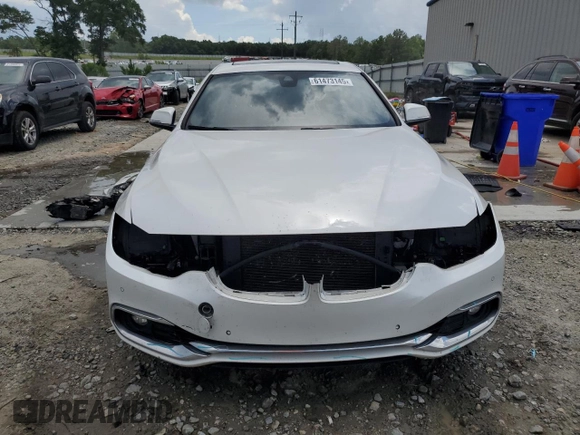 2018 BMW 4 Series 430i with VIN WBA4J1C54JBG79837, listed as a Copart auction lot 61041275 with 106,541 mi miles and Salvage title. Bid and sale history available at DreamBid. Image 5.
