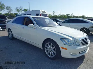 2007 Mercedes-Benz S 5.5L V8 with VIN WDDNG71X27A082359, listed as a IAAI auction lot 42006249 with 90,527 mi miles. Bid and sale history available at carsss.com. Image 1.