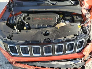 2017 Jeep Compass Sport with VIN 3C4NJCAB3HT690720, listed as a Copart auction lot 88251275 with 84,292 mi miles and Salvage Title. Bid and sale history available at carsss.com. Image 14.