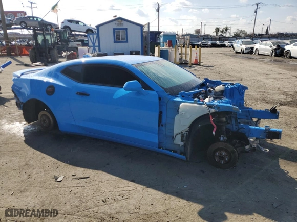 2022 Chevrolet Camaro 2SS with VIN 1G1FH1R70N0118025, listed as a Copart auction lot 43229655 with 0 mi miles and Salvage Title. Bid and sale history available at carsss.com. Image 4.
