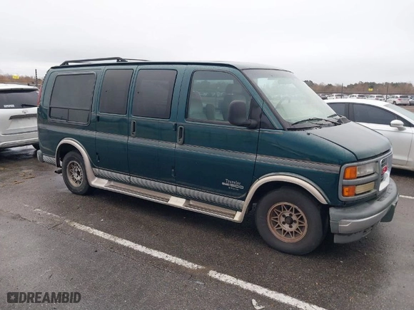 1997 GMC Savana Passenger with VIN 1GDFG15R6V1004277, listed as a IAAI auction lot 41462401 with NaN miles. Bid and sale history available at carsss.com. Image 13.