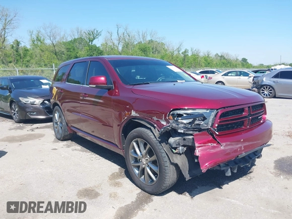 2017 Dodge Durango GT with VIN 1C4RDHDG5HC936305, listed as a IAAI auction lot 41984185 with 131,246 mi miles and . Bid and sale history available at DreamBid. Image 1.