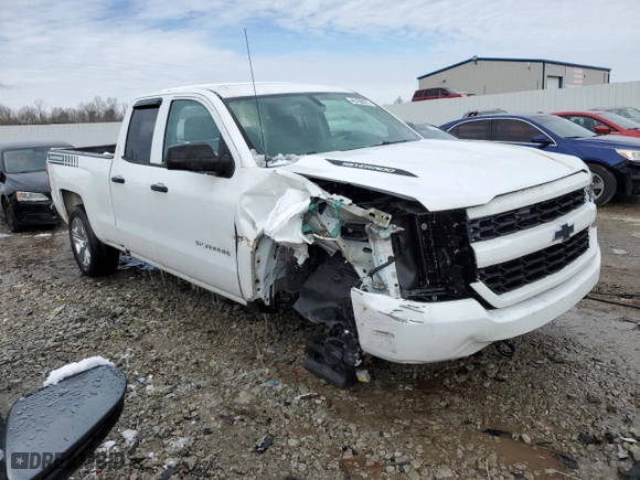 2017 Chevrolet Silverado 1500 Custom with VIN 1GCVKPECXHZ209569, listed as a Copart auction lot 45186675 with 98,133 mi miles and Salvage Title. Bid and sale history available at carsss.com. Image 4.