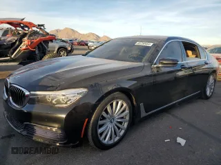 2017 BMW 7 Series 740i with VIN WBA7E2C30HG740620, listed as a Copart auction lot 85750464 with 116,850 mi miles and Salvage Title. Bid and sale history available at carsss.com. Image 1.