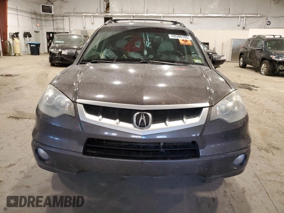 2009 Acura RDX Technology z VIN 5J8TB18549A005000, wystawiony jako Copart lot #48540105 z przebiegiem Nie podano mil oraz Szkoda całkowita • Salvage title. Historia ofert i sprzedaży dostępna na DreamBid. Obrazek 5.
