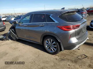 2021 Infiniti QX50 Luxe with VIN 3PCAJ5BB7MF107986, listed as a Copart auction lot 84916204 with 36,751 mi miles and Salvage title. Bid and sale history available at DreamBid. Image 2.
