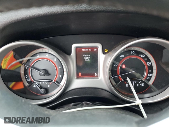 2013 Dodge Journey American Value with VIN 3C4PDCAB7DT500878, listed as a Copart auction lot 58397655 with 183,755 mi miles and Salvage title. Bid and sale history available at DreamBid. Image 9.