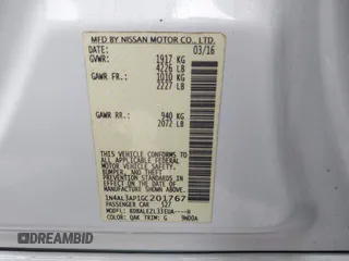 2016 Nissan Altima SL with VIN 1N4AL3AP1GC201767, listed as a IAAI auction lot 42050266 with 120,652 mi miles and . Bid and sale history available at carsss.com. Image 9.