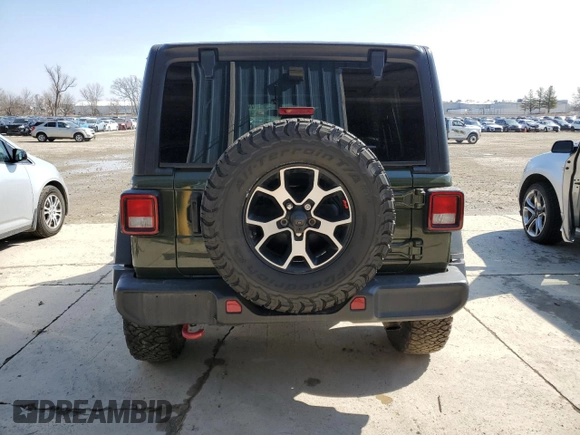 2020 Jeep Wrangler Unlimited Rubicon z VIN 1C4HJXFG9LW329455, wystawiony jako Copart lot #47429375 z przebiegiem 57 629 mil mil oraz Szkoda całkowita • Salvage title. Historia ofert i sprzedaży dostępna na DreamBid. Obrazek 6.