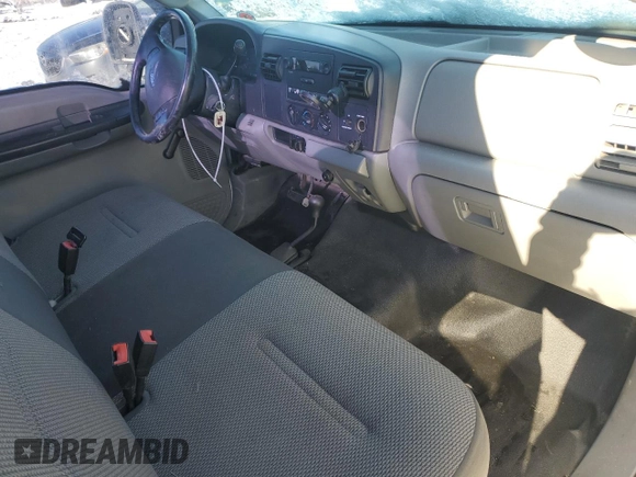 2005 Ford F-250 XL with VIN 1FTSF21P45EC86041, listed as a Copart auction lot 87603895 with 162,299 mi miles and Salvage Title. Bid and sale history available at DreamBid. Image 8.