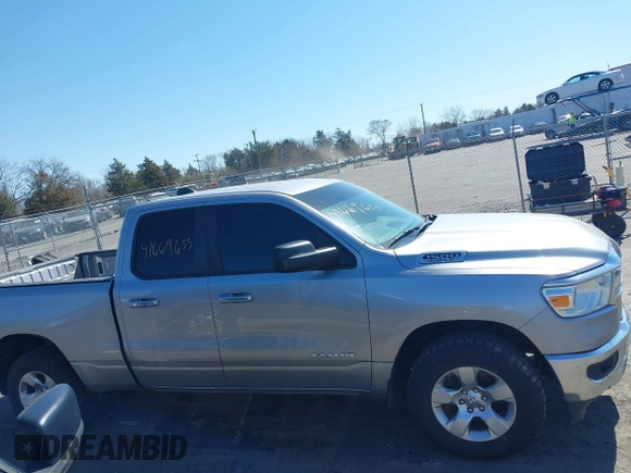 2020 Ram 1500 Big Horn with VIN 1C6SRFBTXLN165027, listed as a IAAI auction lot 41669655 with 62,341 mi miles. Bid and sale history available at carsss.com. Image 13.