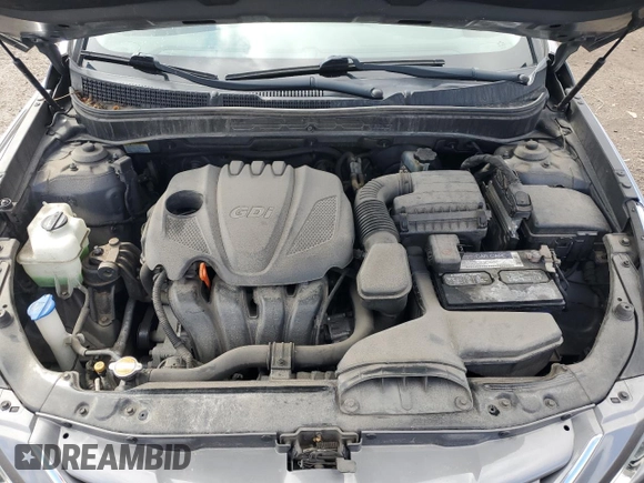 2011 Hyundai Sonata GLS with VIN 5NPEB4AC5BH268855, listed as a Copart auction lot 50308755 with 75,490 mi miles and Salvage Title. Bid and sale history available at DreamBid. Image 12.