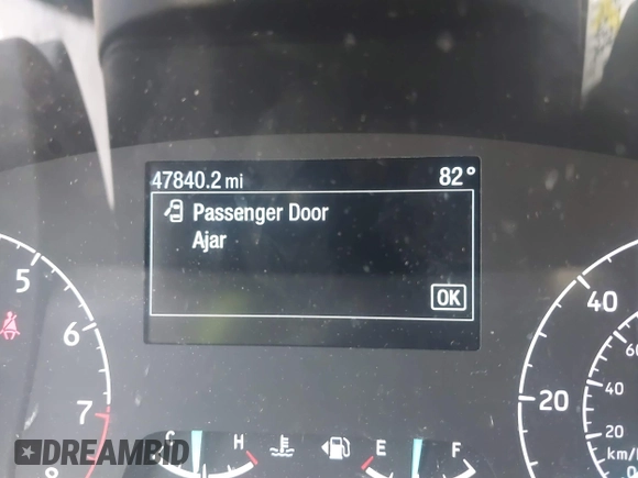 2023 Ford Transit Cargo with VIN 1FTBR1Y85PKA34934, listed as a IAAI auction lot 41768055 with 47,840 mi miles and . Bid and sale history available at DreamBid. Image 7.