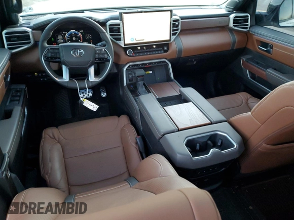 2024 Toyota Tundra 1794 Edition with VIN 5TFMA5DB4RX229874, listed as a Copart auction lot 41369945 with 6,835 mi miles and Salvage title. Bid and sale history available at DreamBid. Image 8.