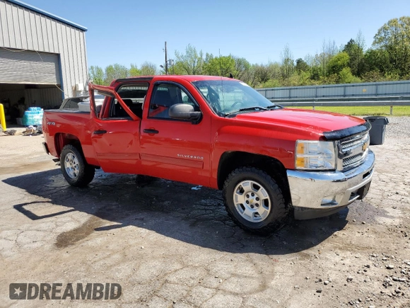 2013 Chevrolet Silverado 1500 LT with VIN 3GCPKSE72DG370233, listed as a Copart auction lot 52311775 with 107,296 mi miles and Salvage Title. Bid and sale history available at DreamBid. Image 4.