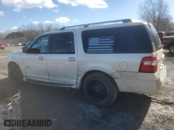 2007 Ford Expedition EL Limited with VIN 1FMFK20597LA98963, listed as a Copart auction lot 46683755 with 218,555 mi miles and Salvage Title. Bid and sale history available at carsss.com. Image 2.