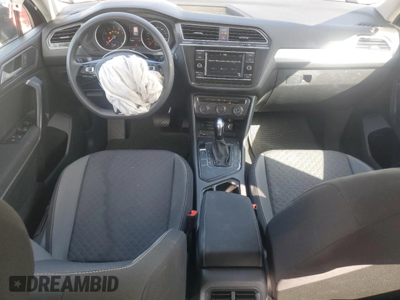 2021 Volkswagen Tiguan S with VIN 3VV1B7AX3MM016927, listed as a Copart auction lot 51351865 with 43,594 mi miles and Salvage title. Bid and sale history available at DreamBid. Image 8.