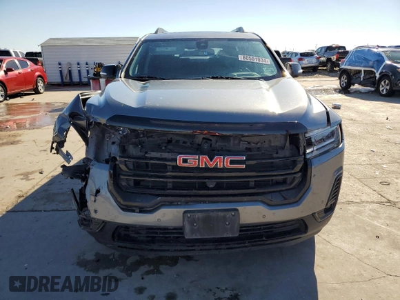 2021 GMC Acadia SLT with VIN 1GKKNMLS1MZ145794, listed as a Copart auction lot 80501034 with 143,478 mi miles and Clean Title. Bid and sale history available at carsss.com. Image 5.