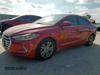 2017 Hyundai Elantra SE with VIN KMHD84LF4HU178396, listed as a Copart auction lot 62370105 with 92,846 mi miles and Salvage title. Bid and sale history available at DreamBid. Image 1.
