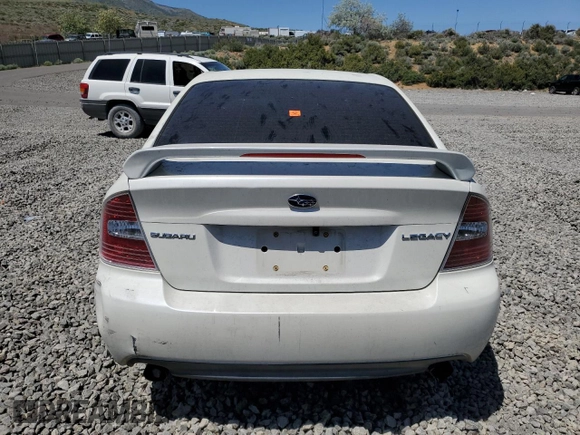 2006 Subaru Legacy Special with VIN 4S3BL626967200704, listed as a Copart auction lot 58414095 with Not provided miles and Non repairable. Bid and sale history available at DreamBid. Image 6.