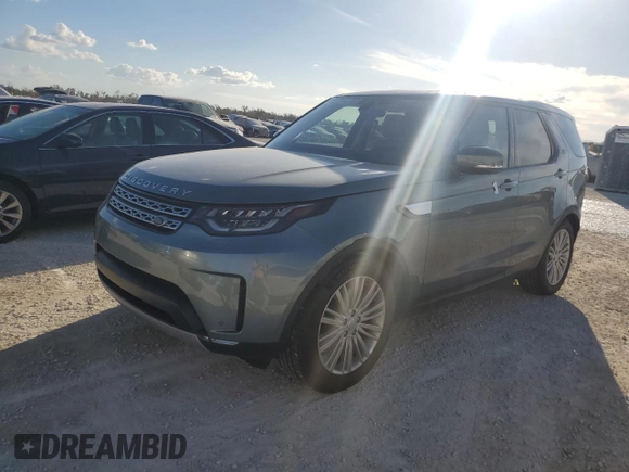 2017 Land Rover Discovery HSE Luxury with VIN SALRHBBV1HA040526, listed as a Copart auction lot 75683824 with 55,666 mi miles and Non Repairable. Bid and sale history available at carsss.com. Image 1.