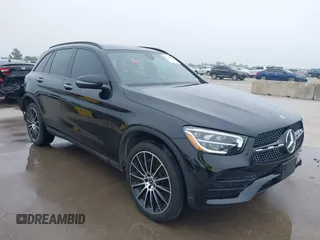 2021 Mercedes-Benz GLC 300 with VIN W1N0G8DB5MV264676, listed as a IAAI auction lot 42315847 with 60,536 mi miles and . Bid and sale history available at DreamBid. Image 1.