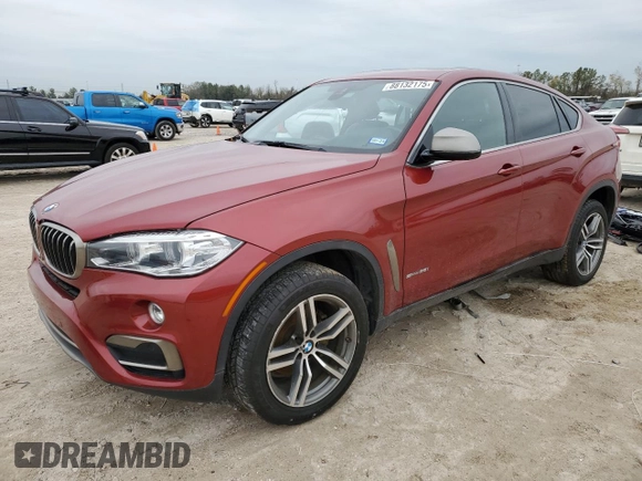 2017 BMW X6 sDrive35i with VIN 5UXKU0C37H0G69396, listed as a Copart auction lot 88132175 with 0 mi miles and Salvage Title. Bid and sale history available at carsss.com. Image 1.