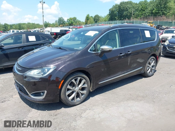 2017 Chrysler Pacifica Limited with VIN 2C4RC1GG7HR525064, listed as a IAAI auction lot 42572835 with 205,452 mi miles and . Bid and sale history available at DreamBid. Image 17.