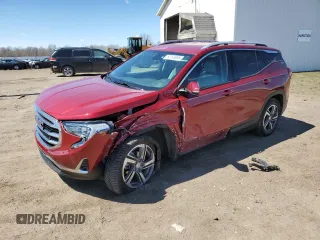 2019 GMC Terrain SLT with VIN 3GKALVEV3KL304477, listed as a Copart auction lot 53143095 with 71,820 mi miles and Clean Title. Bid and sale history available at carsss.com. Image 1.