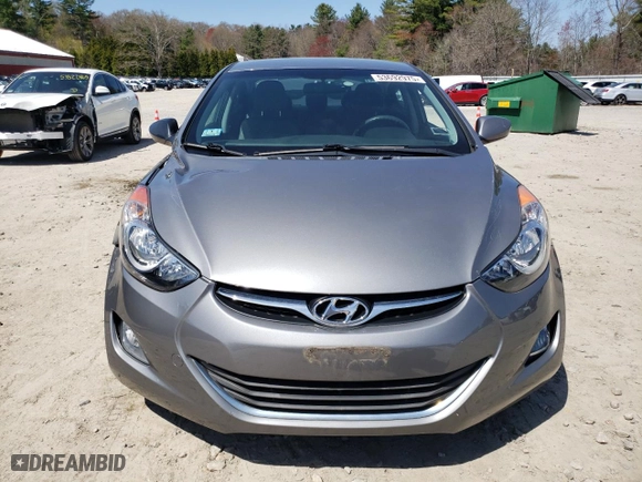 2013 Hyundai Elantra GLS with VIN 5NPDH4AE8DH400215, listed as a Copart auction lot 53692975 with 56,184 mi miles and Clean Title. Bid and sale history available at carsss.com. Image 5.