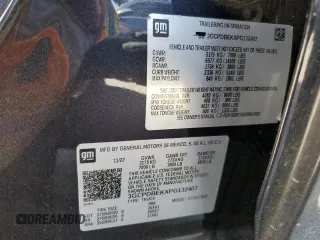 2023 Chevrolet Silverado 1500 Custom with VIN 3GCPDBEKXPG132407, listed as a Copart auction lot 57454865 with 64,832 mi miles and Salvage Title. Bid and sale history available at DreamBid. Image 12.