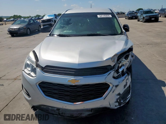 2016 Chevrolet Equinox LS with VIN 2GNALBEK3G1181926, listed as a Copart auction lot 54145935 with 138,385 mi miles and Salvage Title. Bid and sale history available at carsss.com. Image 5.