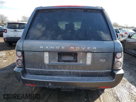 2010 Land Rover Range Rover HSE Lux with VIN SALMF1D47AA323775, listed as a Copart auction lot 42149255 with 150,392 mi miles and Salvage title. Bid and sale history available at DreamBid. Image 6.