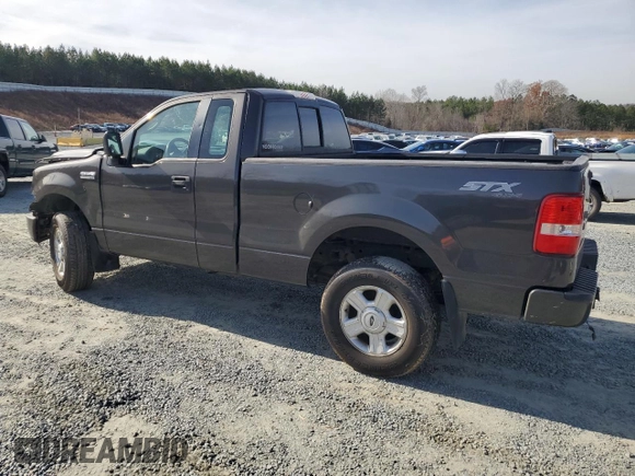 2005 Ford F-150 XL with VIN 1FTRF14W65NB91606, listed as a Copart auction lot 84889894 with 157,947 mi miles and Salvage Title. Bid and sale history available at carsss.com. Image 2.