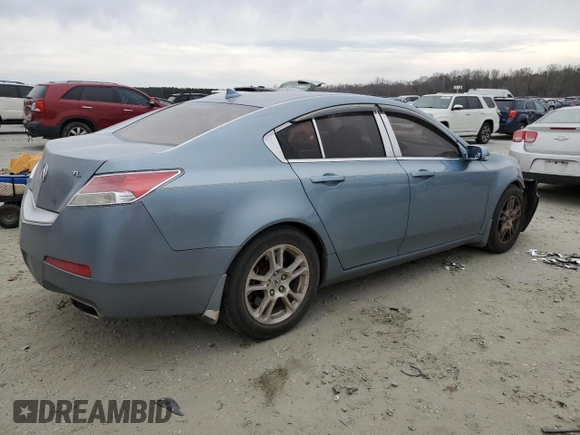 2010 Acura TL with VIN 19UUA8F23AA021959, listed as a Copart auction lot 47280205 with 245,624 mi miles and Salvage Title. Bid and sale history available at carsss.com. Image 3.
