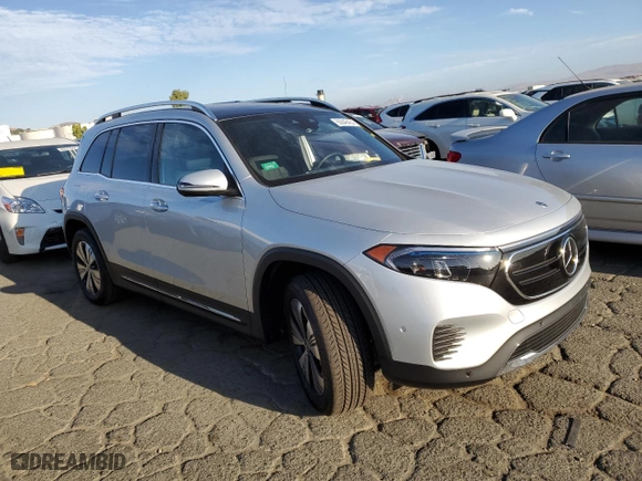 2023 Mercedes-Benz EQB with VIN W1N9M0KB8PN068675, listed as a Copart auction lot 65849434 with 3,022 mi miles and Salvage Title. Bid and sale history available at carsss.com. Image 4.