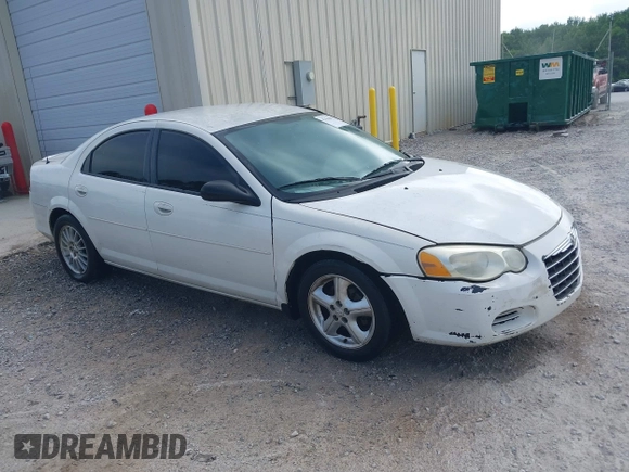 2005 Chrysler Sebring with VIN 1C3EL46X55N702922, listed as a IAAI auction lot 42436095 with 283,411 mi miles and . Bid and sale history available at DreamBid. Image 1.