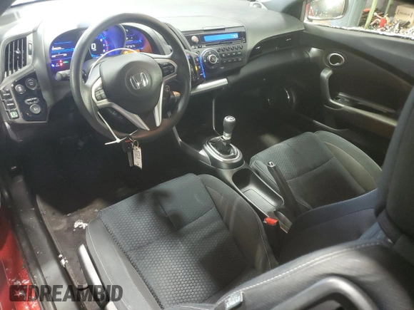 2014 Honda CR-Z with VIN JHMZF1C43ES000451, listed as a Copart auction lot 88140865 with 51,803 mi miles and Salvage Title. Bid and sale history available at DreamBid. Image 8.