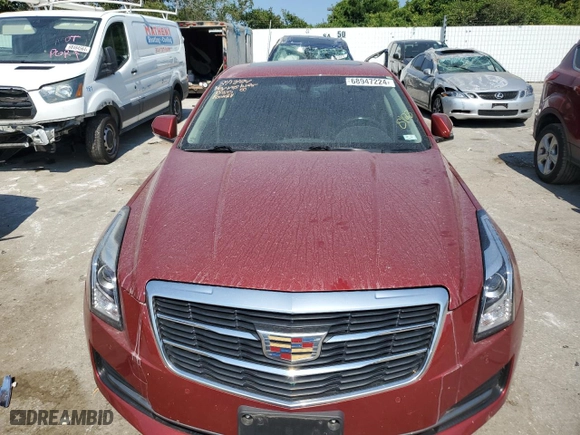 2017 Cadillac ATS Sedan Luxury RWD with VIN 1G6AB5RX2H0139606, listed as a Copart auction lot 68947224 with 71,778 mi miles and Salvage Title. Bid and sale history available at carsss.com. Image 5.