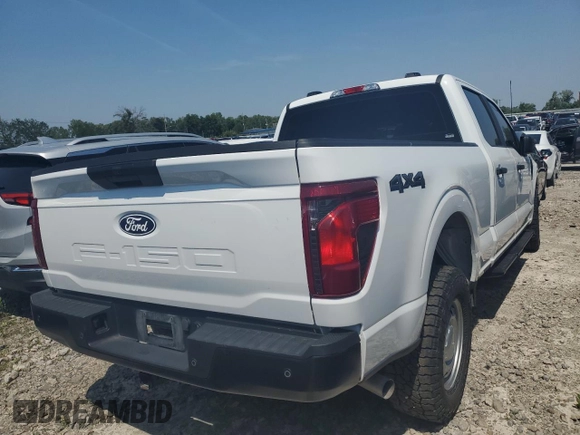 2024 Ford F-150 XL с VIN 1FTFW1L89RKD13209, выставлен на аукционе Copart как лот 56639525 с пробегом 34 277 миль миль и Списание • Salvage title. История ставок и продаж доступна на DreamBid. Изображение 3.