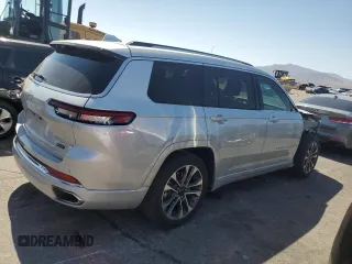 2021 Jeep Grand Cherokee Overland with VIN 1C4RJKDG8M8115783, listed as a Copart auction lot 61402645 with 55,387 mi miles and Salvage title. Bid and sale history available at DreamBid. Image 3.
