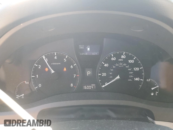 2010 Lexus RX 350 with VIN 2T2ZK1BA6AC010077, listed as a Copart auction lot 52086655 with 160,041 mi miles and Salvage Title. Bid and sale history available at DreamBid. Image 9.