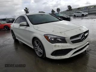 2017 Mercedes-Benz CLA 250 with VIN WDDSJ4EB7HN477620, listed as a Copart auction lot 41835424 with 75,180 mi miles and . Bid and sale history available at DreamBid. Image 4.