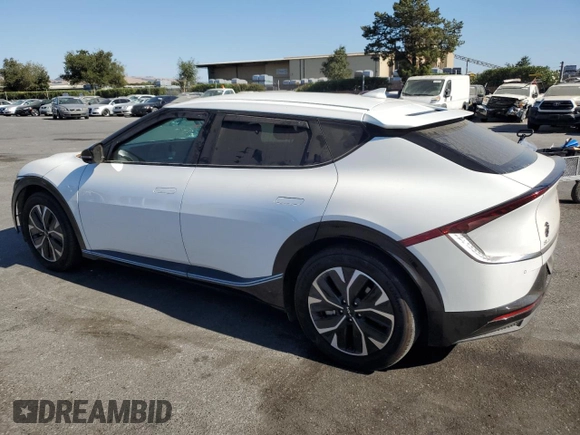 2023 Kia EV6 Wind with VIN KNDC34LA3P5604087, listed as a Copart auction lot 70514094 with 19,584 mi miles and Salvage Title. Bid and sale history available at carsss.com. Image 2.
