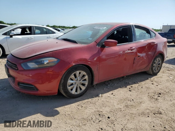 2014 Dodge Dart SXT with VIN 1C3CDFBB0ED823812, listed as a Copart auction lot 51906585 with 133,976 mi miles and Salvage Title. Bid and sale history available at carsss.com. Image 1.