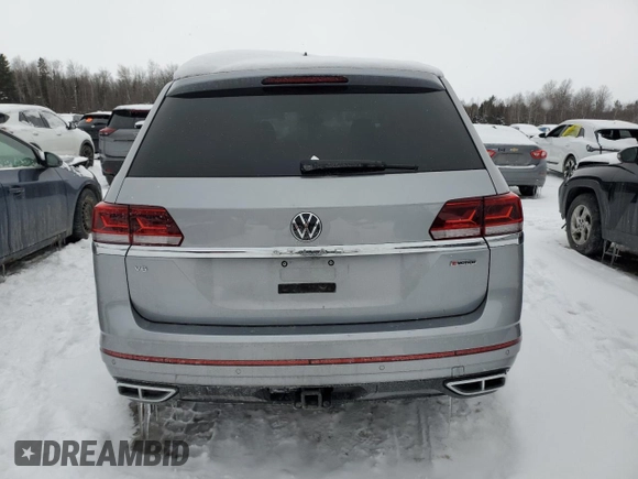 2021 Volkswagen Atlas SEL Premium R-Line with VIN 1V2FR2CA4MC543032, listed as a Copart auction lot 43999525 with 98,045 mi miles and Clean title. Bid and sale history available at DreamBid. Image 6.